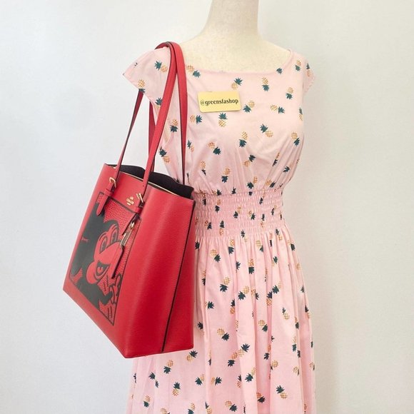 Coach Disney Mickey Mouse X Keith Haring Mollie Tote - Picture 7 of 9